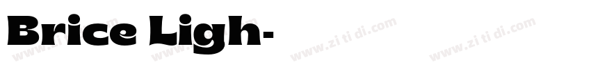 Brice Ligh字体转换